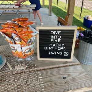 Black Letter Board with Wooden Frame